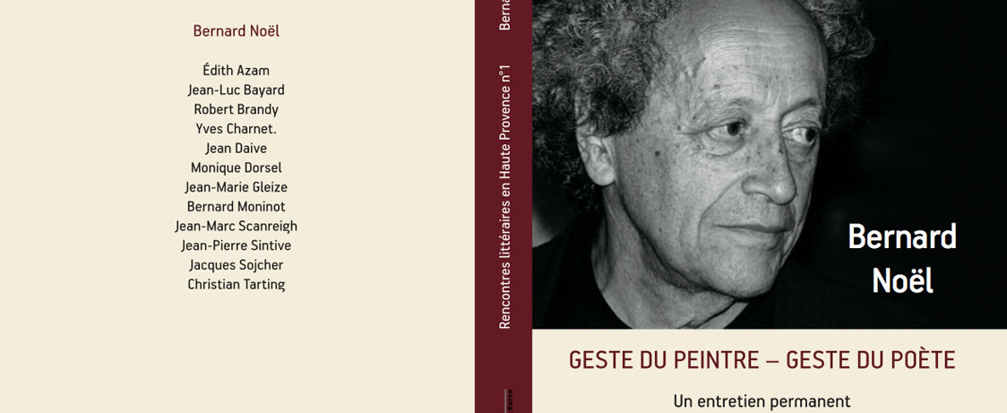 Parution: « Geste du peintre – Geste du poète »